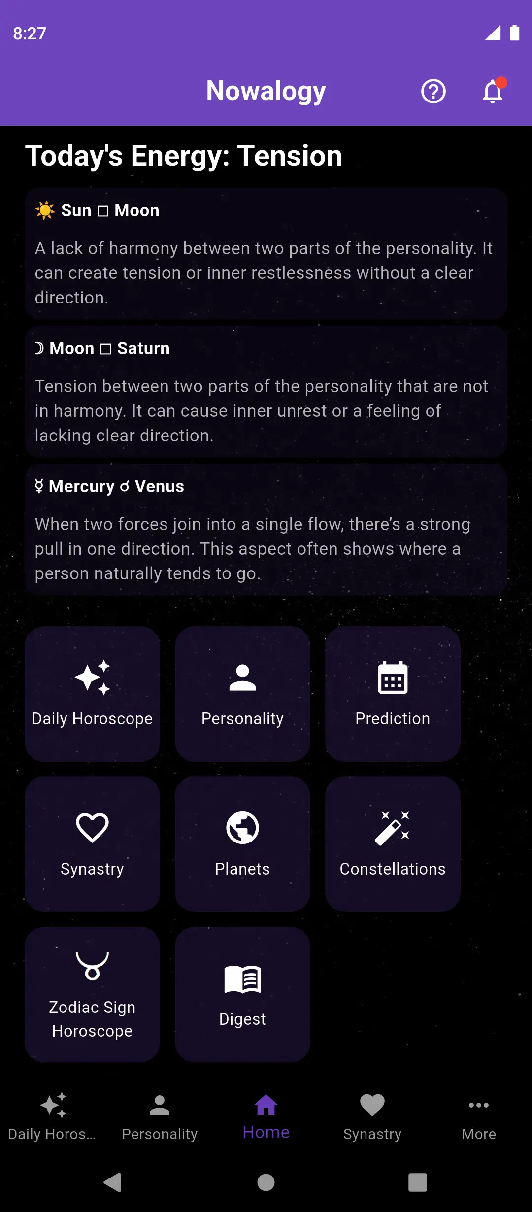 Home Screen
